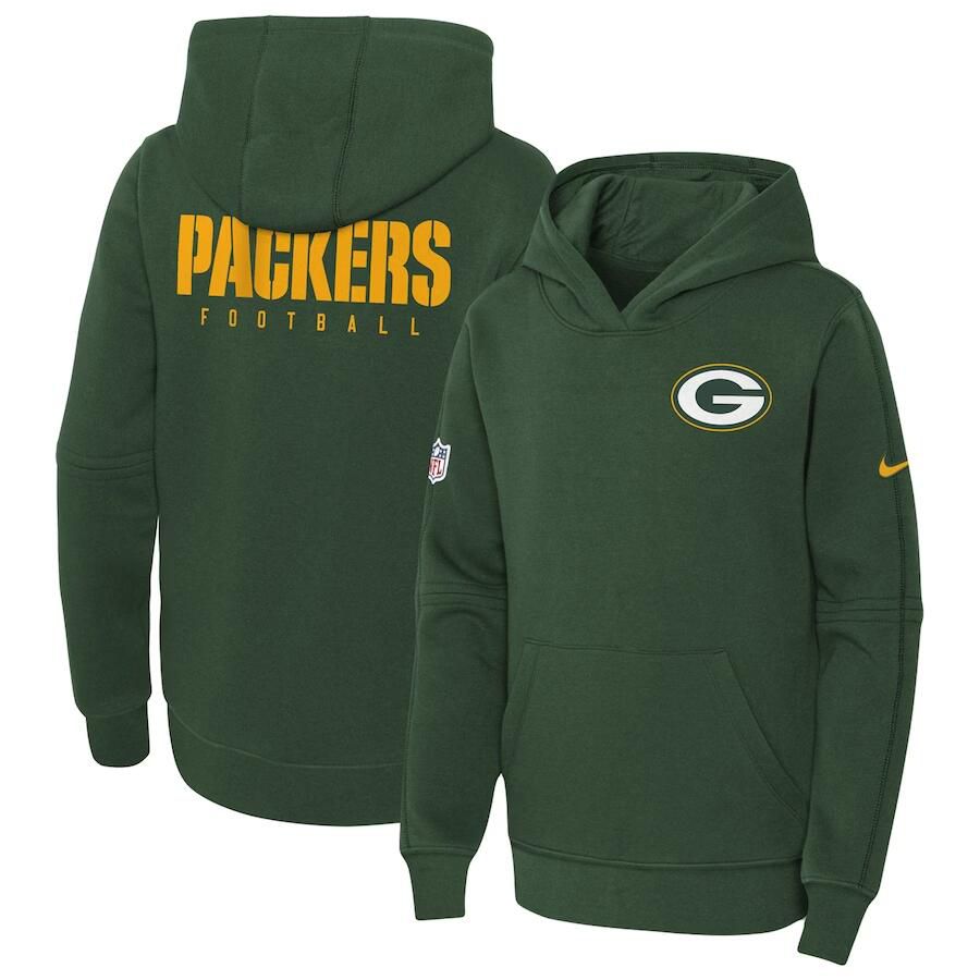 Youth 2023 NFL Green Bay Packers green Sweatshirt style 1